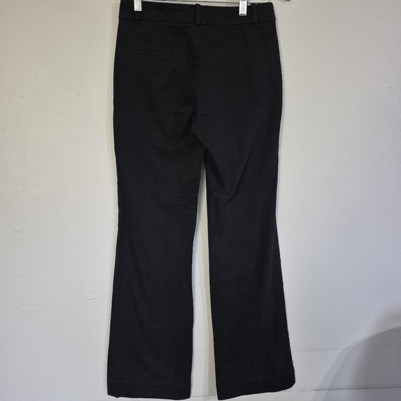 Massimo Dutti Black Wide Leg Trousers Size 4 - Picture 7 of 11